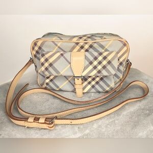 BURBERRY Nova Check Blue Label Crossbody - Including COA